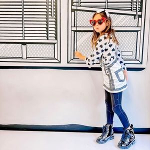 One of a kind, artist painted overall